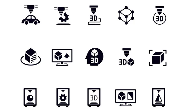 Printer Icon Vector Design — Vettoriale Stock