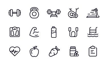 Spor ve Spor Simgesi vektör tasarımı 