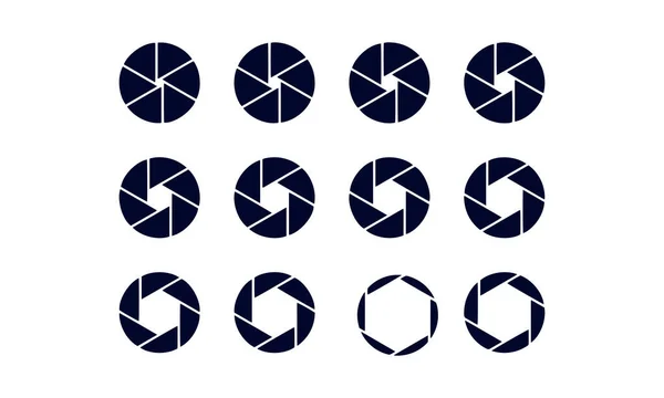 Shutter Icons Vektor Design — Stockvektor