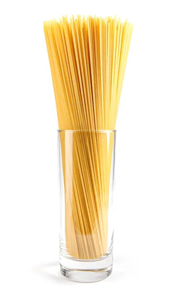 Glass Spaghetti Isolated White Background — Stock Photo, Image