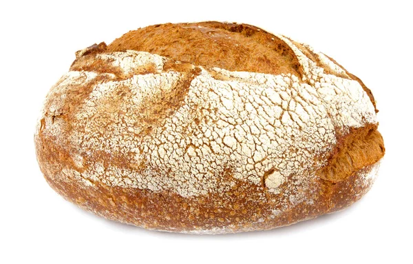 Pagnotta Pane Isolato Sfondo Bianco — Foto Stock