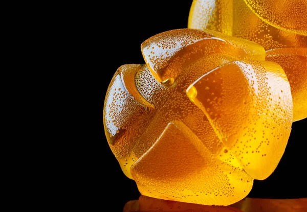 Bonito Doce Marmelada Amarelo Delicioso Marmelada — Fotografia de Stock