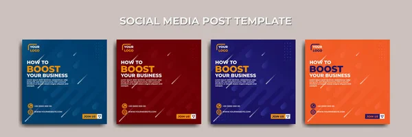 Sosyal medya şablon tasarımı seti. Sosyal medya üzerinden Webinar davetiye tasarımı için iyi bir şablon. Ayrıca diğer sosyal medya reklamları için de iyi bir şablon..