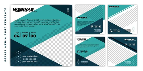 Geometrik tasarımı olan sosyal medya şablonu. Çevrimiçi reklam tasarımı için iyi bir şablon.