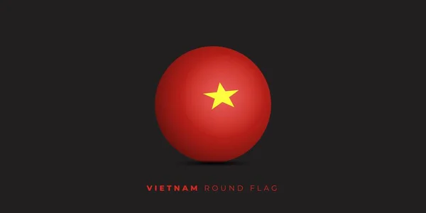 Векторная Иллюстрация Флага Вьетнама Хороший Соблазн Оформления Национального Дня Вьетнама — стоковый вектор