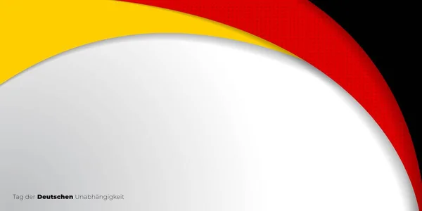 Design Abstrait Noir Rouge Jaune Allemagne Texte Moyen Est Jour — Image vectorielle