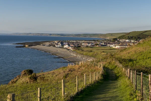 Aberaeron, hırka, west coast Galler köyde