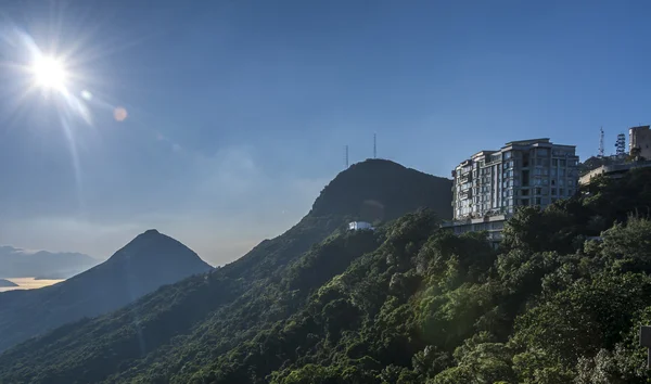 La vista al sur de la isla de Hong Kong , — Foto de Stock