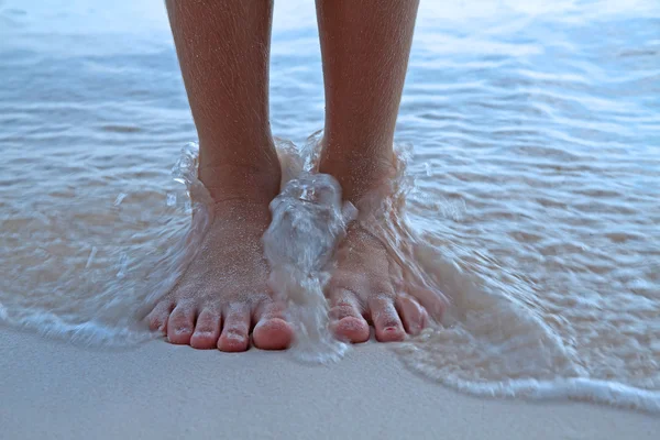 Feet in the Surf — Stock Photo, Image