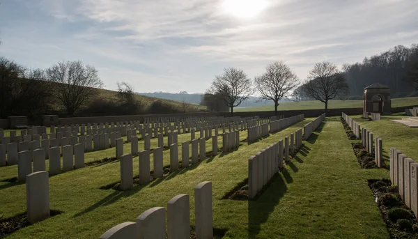 Military Grave Yard in France (world war one) — Stock Photo, Image