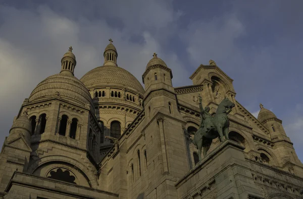 Bazilika Sacre Coeur emlékmű, Párizs — Stock Fotó