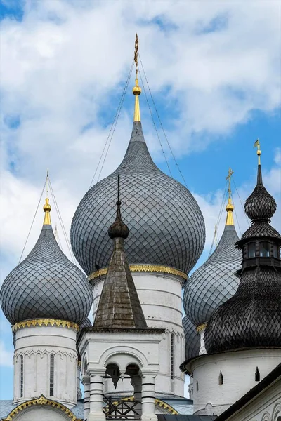 Rusland Rostov Juli 2020 Prachtige Koepels Kruisen Torens Tegen Een — Stockfoto