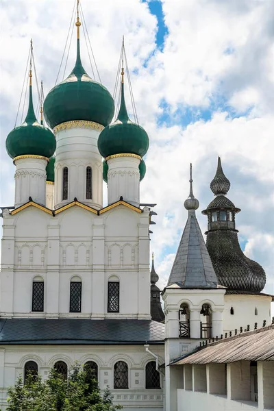 Rusya Rostov Temmuz 2020 Eski Bir Ortodoks Katedrali Kremlin Şehrindeki — Stok fotoğraf