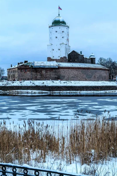 Rusya, Vyborg, Ocak 2021. Şehrin başlıca ilgi odağı ortaçağdır..