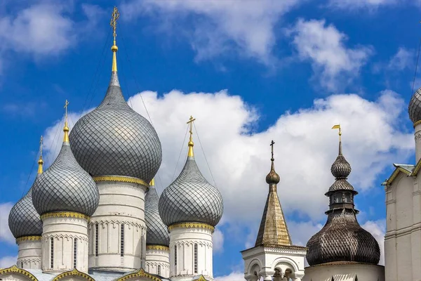 Rusland Rostov Juli 2020 Domes Geveldaken Van Torens Het Kremlin — Stockfoto