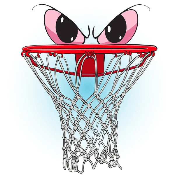Monster Basket Evil Eyes Stock Illustration