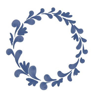 Suluboya çerçeve. Tasarım davetleri, tebrik kartları ve duvar kağıtları için soyut.