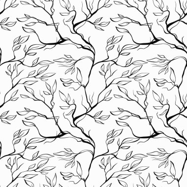 Çiçeklerle süslenmiş kusursuz bir desen. Paket kağıdı, kumaş, kart, duvar kağıdı ve ambalaj için doku.