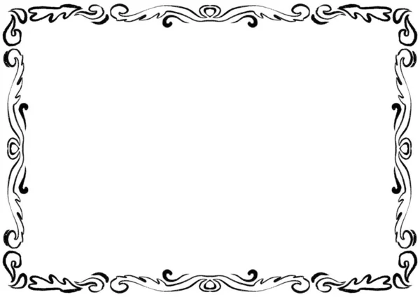 Ute Freehand Drawn Black Frame Collection Hand Drawn Cozy Element — Stock Photo, Image