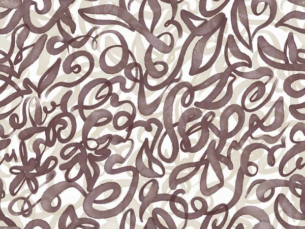 Naadloos Patroon Met Abstracte Elementen Textuur Voor Behang Stof Inpakpapier — Stockfoto
