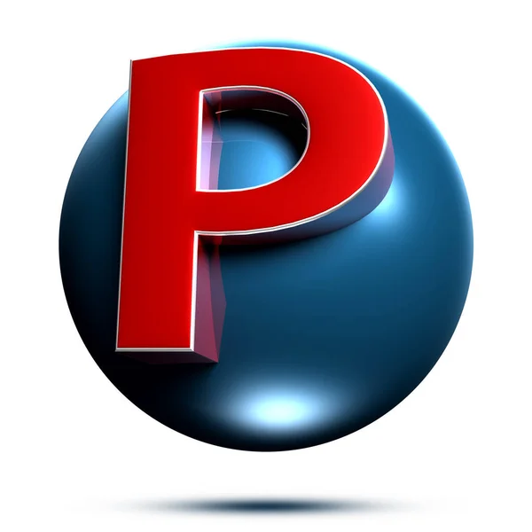 Logo Isoliert Auf Weißem Hintergrund Illustration Rendering Mit Clipping Pfad — Stockfoto