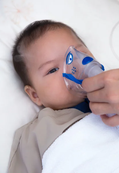 Little boy with spacer — Stock Photo, Image