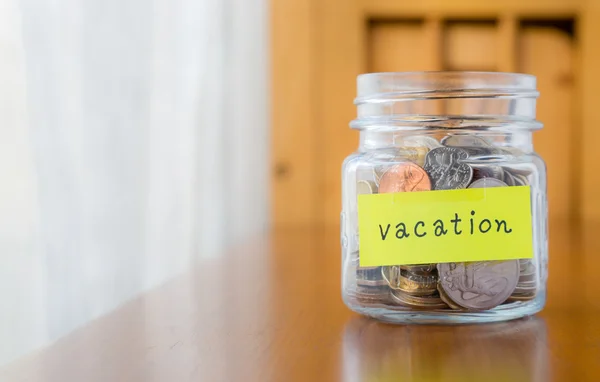 Money saving voor reizen en vakantie — Stockfoto