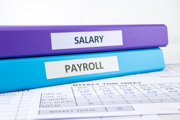 Human Resources and Payroll documents — Stock Photo, Image