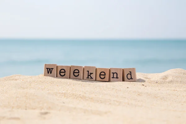 Weekend breaks and beach holidays — Stock Photo, Image