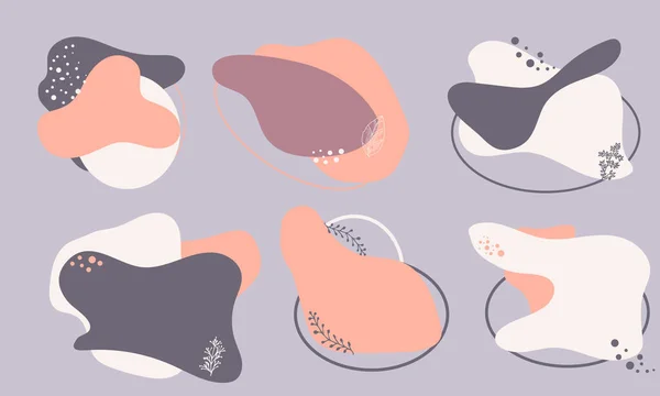 Metin veya harfler için kopyalama alanı olan vektör çerçevesi. Sosyal medya paylaşımları ve hikayeler için soyut arkaplan