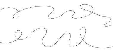 İnce kıvrımlı altın çizgili kalp ayarlandı. Dalgalı kıvrık şerit. Dekor için kıvrımlı kafa ya da iplik çizgileri, ayrı, ayırıcı. Karışık, eğri büğrü doğrusal karalama şekilleri. Vektör