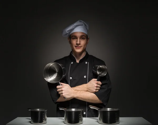 O melhor cozinheiro é um homem — Fotografia de Stock