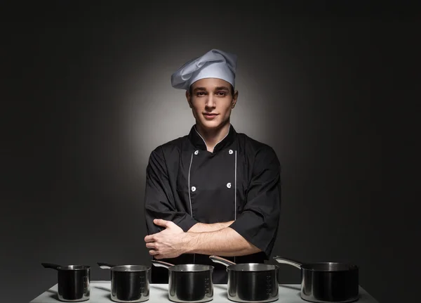 O melhor cozinheiro é um homem — Fotografia de Stock