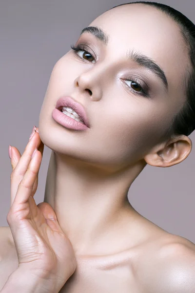 Maquillaje femenino como arte — Foto de Stock