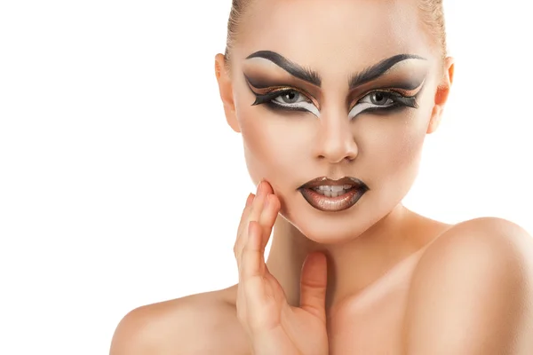 Arte maquillaje — Foto de Stock