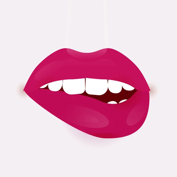 Glamour vector lip icon — Stock Vector