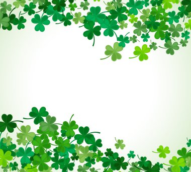 St Patricks günü arka plan. Vektör çizim