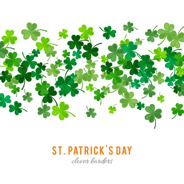 St Patricks Day background. Illustration vectorielle — Image vectorielle