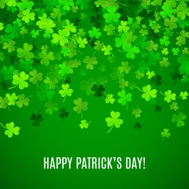 St Patricks günü arka plan. Vektör çizim