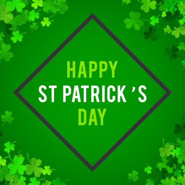 St Patricks günü arka plan. Vektör çizim