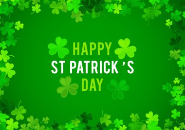 St Patricks günü arka plan. Vektör çizim