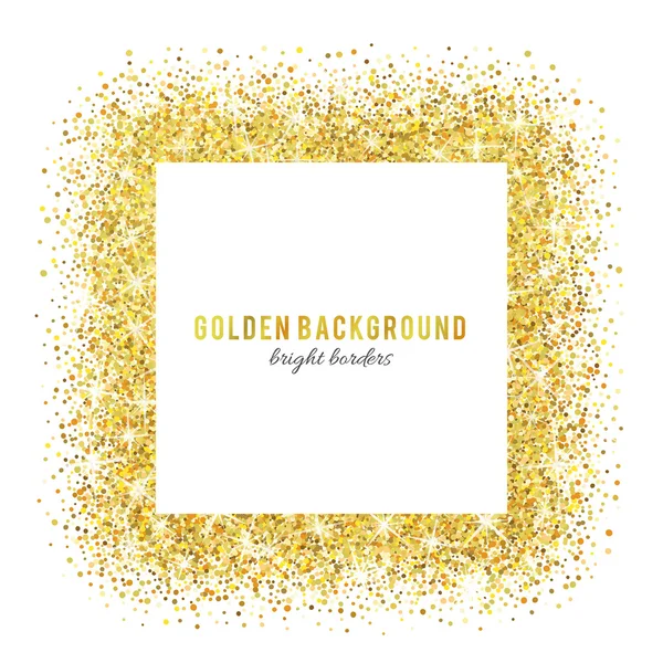 Texture glitter oro con scintille — Vettoriale Stock
