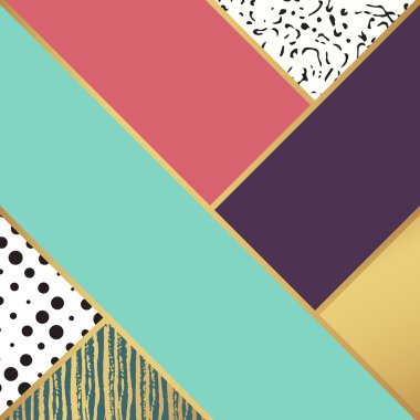 Soyut sanat desen. Vektör çizim moda tasarımı için.