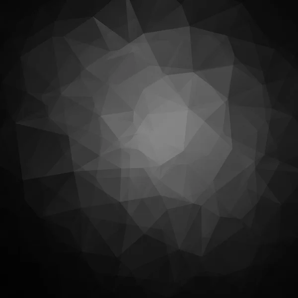 Fondo de triángulo geométrico negro abstracto . — Archivo Imágenes Vectoriales