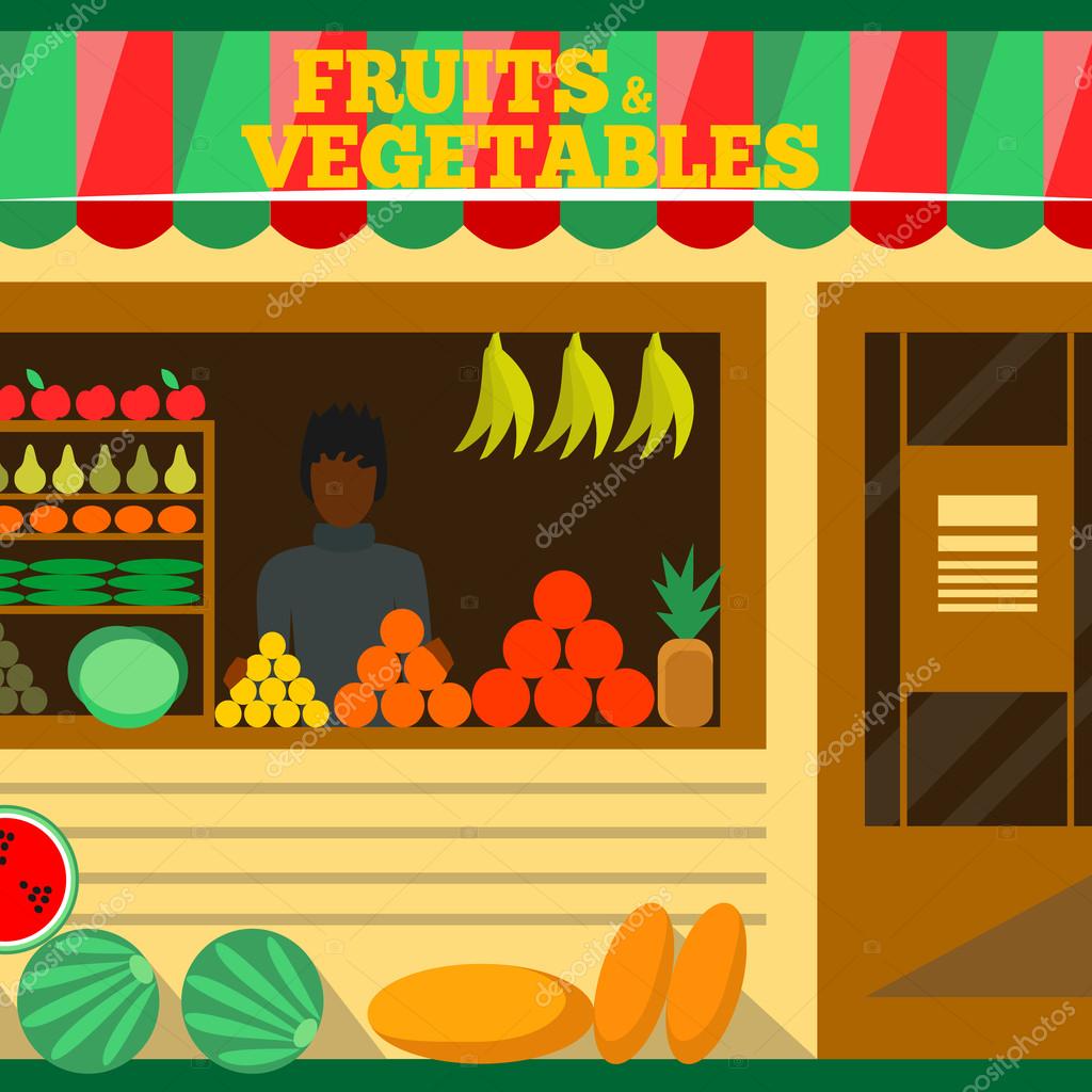 Fruits and vegetables vector shop Stock Vector Image by ©Kannaa #107534184 Fruits and vegetables vector shop Stock Vector Image by ©Kannaa #107534184
