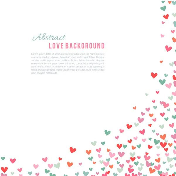 Romantic pink and blue heart background. illustration — Stock Photo, Image