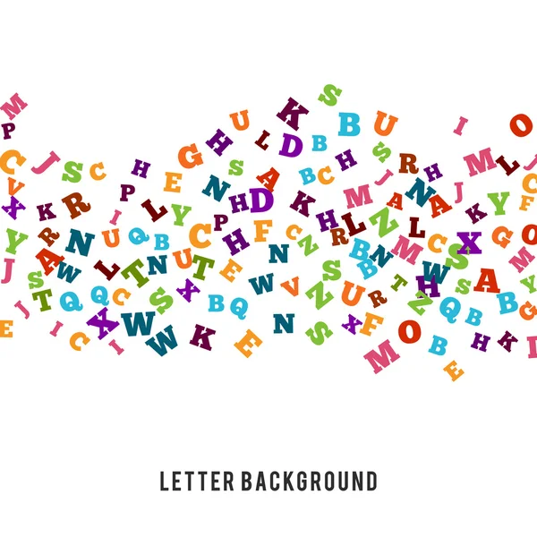 Abstrakt svart alfabetet prydnad ram isolerad på vit bakgrund — Stock vektor
