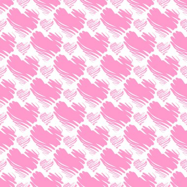 Sevgililer günü seamless modeli. illüstrasyon