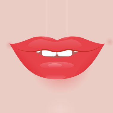 Glamour lip icon