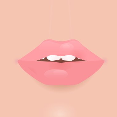 Glamour lip icon